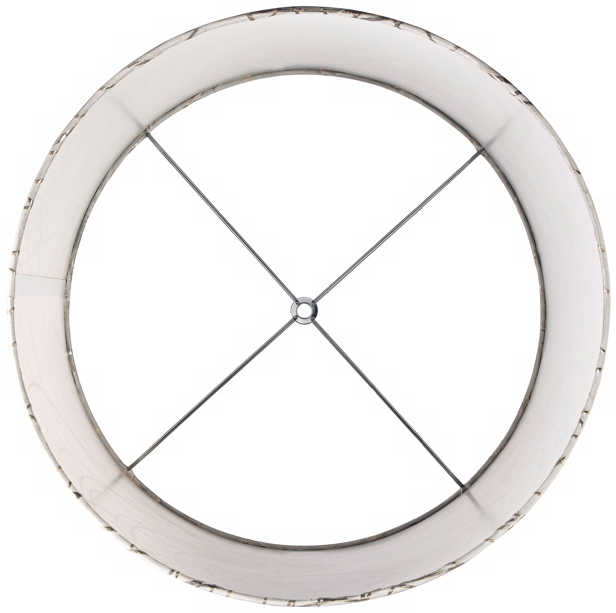 Image 5 Springcrest Marlee  Silver Circles Drum Shade 15x16x11 (Spider) more views