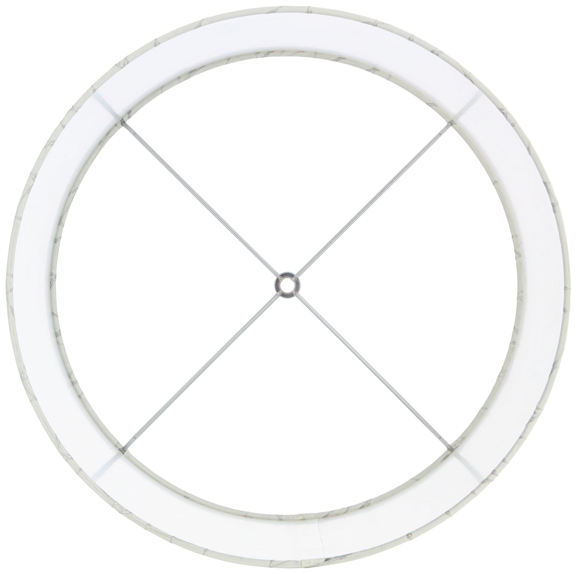 Springcrest Marlee  Silver Circles Drum Shade 15x16x11 (Spider) in scene