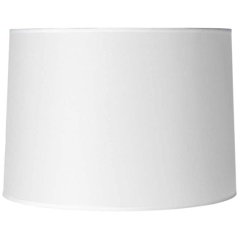 Image 1 Springcrest Marlee White Paper Hardback Drum Lamp Shade 15x16x11 (Spider)