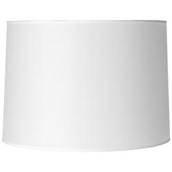 Springcrest Marlee White Paper Hardback Drum Lamp Shade 15x16x11 (Spider)