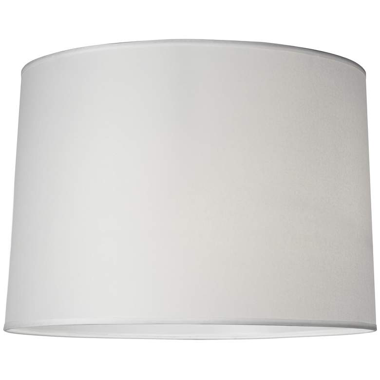 Image 3 Springcrest Marlee White Paper Hardback Drum Lamp Shade 15x16x11 (Spider) more views