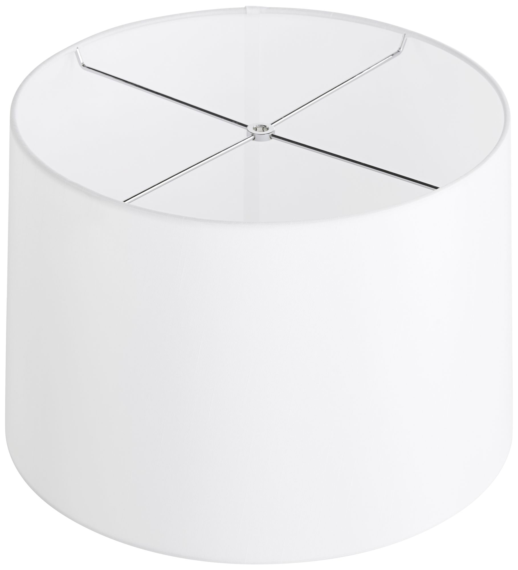 Springcrest Marlee White Polyester Drum Lamp Shade 15x16x11 (Spider)
