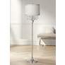 Springcrest Marlee White Ribbon Trim Tapered Drum Shade 15x16x11 (Spider)