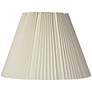 1_Springcrest Mavin Off-White Knife Pleated Lamp Shade 9x17x12.25 (Spider)