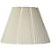 Springcrest Mavin Off-White Knife Pleated Lamp Shade 9x17x12.25 (Spider)