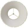 4_Springcrest Mavin Off-White Knife Pleated Lamp Shade 9x17x12.25 (Spider) more views