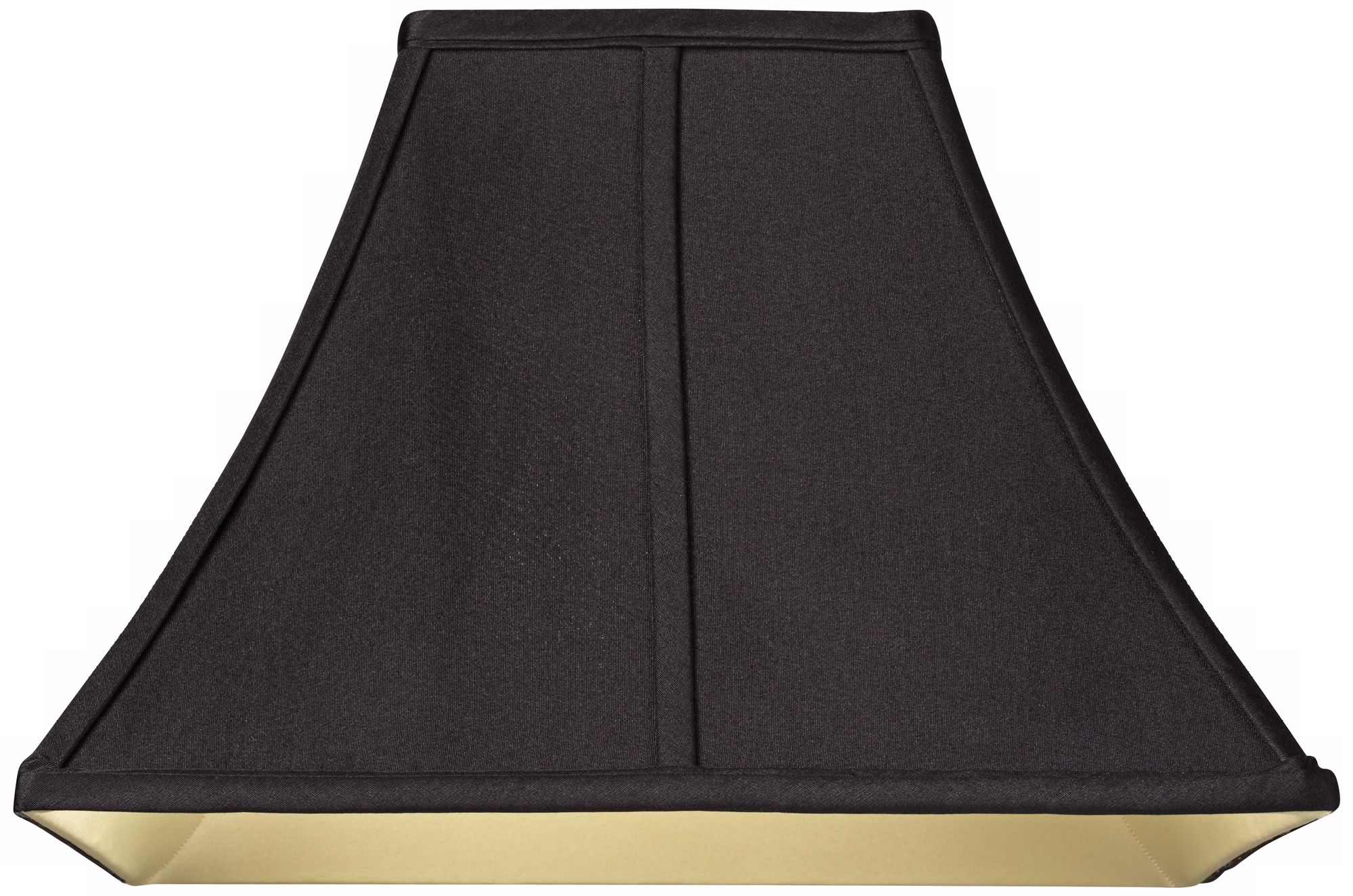 Image 2 Springcrest Merle Square Curved Black Lamp Shade 6x14x9 1/2 (Spider) more views