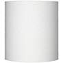 1_Springcrest Meryl White Tall Linen Drum Shade 14x14x15 (Spider)
