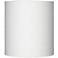 Springcrest Meryl White Tall Linen Drum Shade 14x14x15 (Spider)
