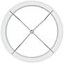 3_Springcrest Meryl White Tall Linen Drum Shade 14x14x15 (Spider) more views