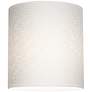 4_Springcrest Meryl White Tall Linen Drum Shade 14x14x15 (Spider) more views