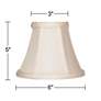 5_Springcrest Mimi Creme Bell Shade 3x6x5 (Clip-On) more views