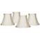 Springcrest Mimi Off-White Fabric Bell Shades 3x6x5x5 (Clip-On) Set of 4