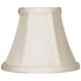 3_Springcrest Mimi Off-White Fabric Bell Shades 3x6x5x5 (Clip-On) Set of 4 more views