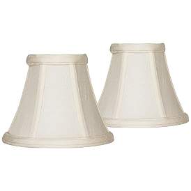 Image1 of Springcrest Mimi Set of 2 Off-White Bell Shades 3x6x5 (Clip-On)