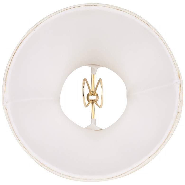 Image 4 Springcrest Mimi Set of 2 Off-White Bell Shades 3x6x5 (Clip-On) more views