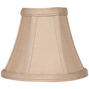 Springcrest Mimi Taupe Fabric Lamp Shade 3x6x5 (Clip-On)