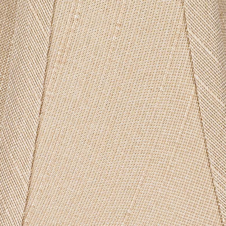Image 2 Springcrest Mimi Taupe Fabric Lamp Shade 3x6x5 (Clip-On) more views
