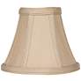 3_Springcrest Mimi Taupe Fabric Lamp Shade 3x6x5x5 (Clip-On) Set of 8 more views