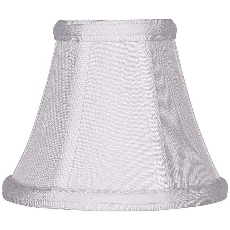 Image 1 Springcrest Mimi White Fabric Lamp Shade 3x6x5 (Clip-On)