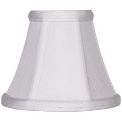 Springcrest Mimi White Fabric Lamp Shade 3x6x5 (Clip-On)