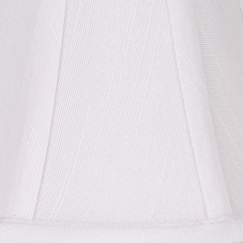 Image 4 Springcrest Mimi White Fabric Lamp Shade 3x6x5 (Clip-On) more views