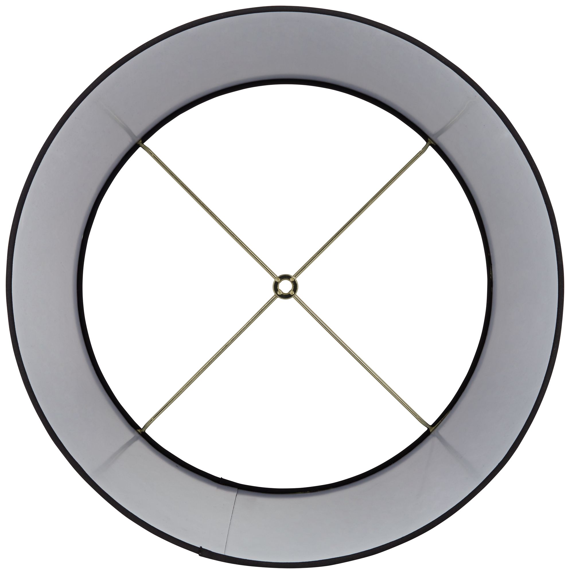 Image 5 Springcrest Moore Black Faux Silk Tapered Drum Lamp Shade 14x17x11 (Spider) more views