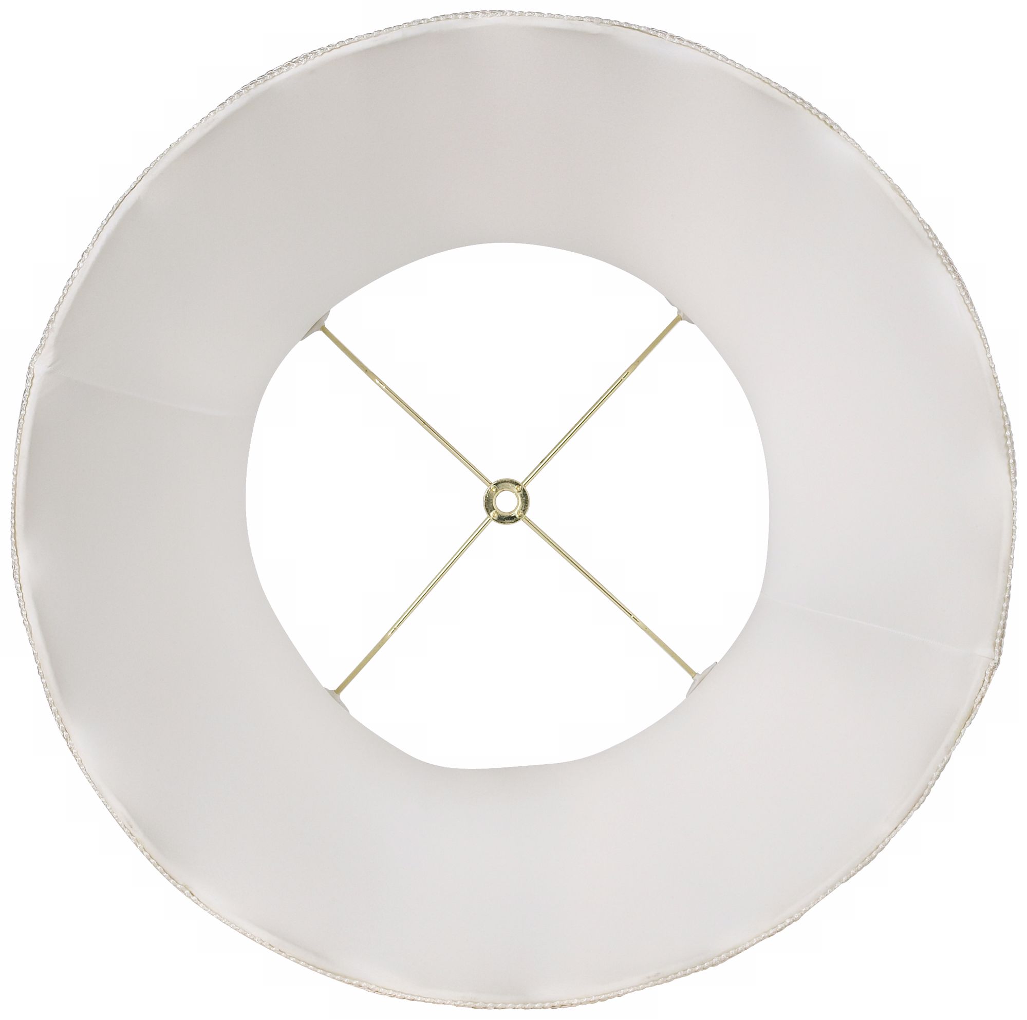 Image 3 Springcrest Morton Creme Scallop Bell Lamp Shade 12x18x18 (Spider) more views