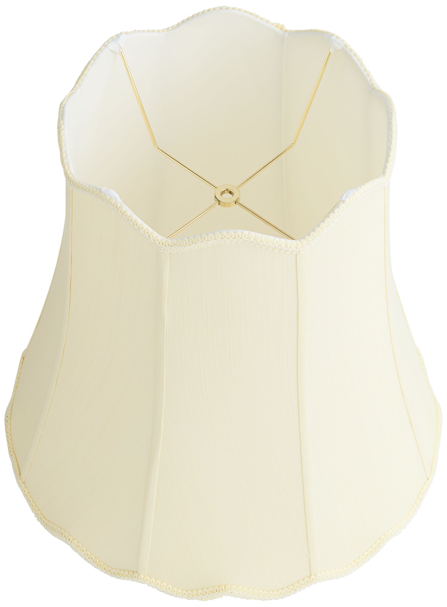 Springcrest Morton Creme Scallop Bell Lamp Shade 12x18x18 (Spider)