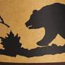 2_Springcrest Mountain Bear Set of 2 Brown Empire Shades 6x14x10 (Spider) more views