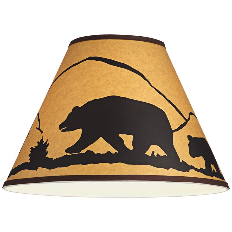 Image 6 Springcrest Mountain Bear Set of 2 Brown Empire Shades 6x14x10 (Spider) more views