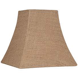 Image1 of Springcrest Moxie Burlap Square Lamp Shade 5.25x10x9 (Spider)