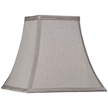Springcrest Moxie Pewter Gray Square Shade 5.25x10x9.5 (Spider)