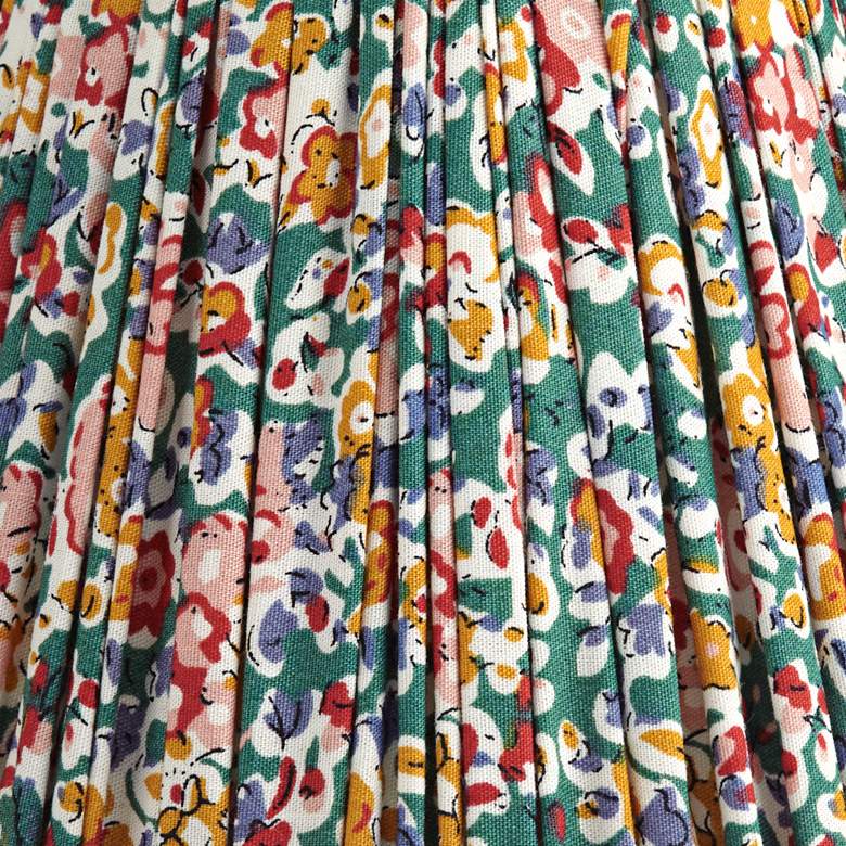 Image 2 Springcrest Multi-Color Pleated Clip-On Lamp Shades 3.5x6x5 Set of 6 more views