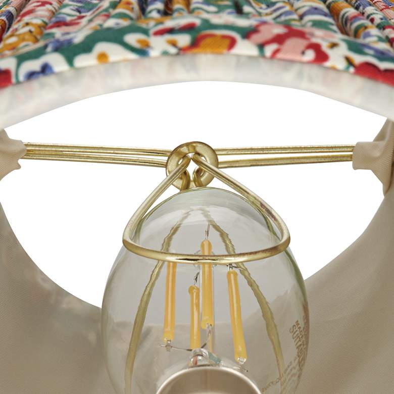 Image 3 Springcrest Multi-Color Pleated Clip-On Lamp Shades 3.5x6x5 Set of 6 more views