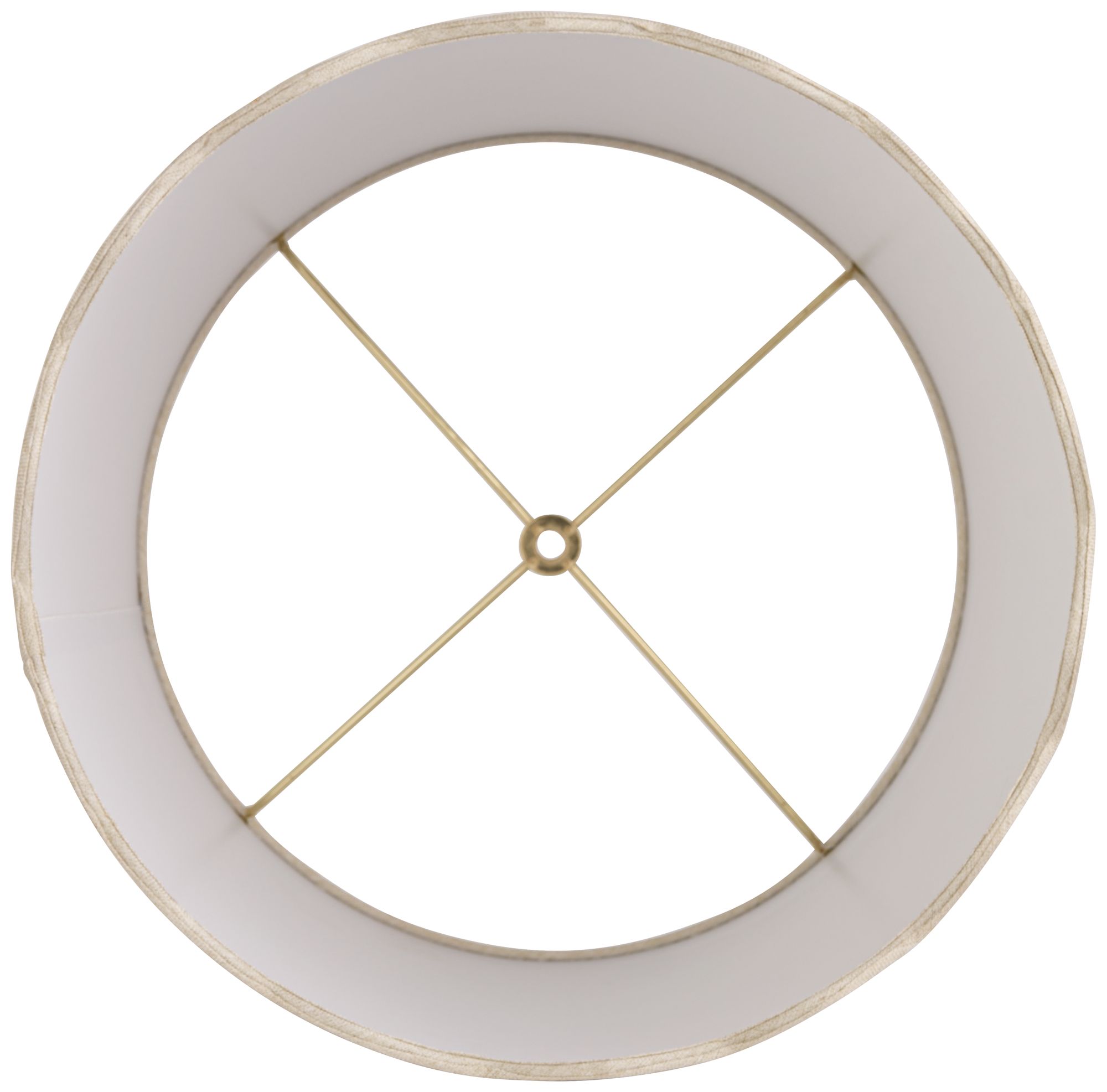 Image 6 Springcrest Mylie Cream Scallop Drum Shade 13x15x11x11 (Spider) Set of 2 more views