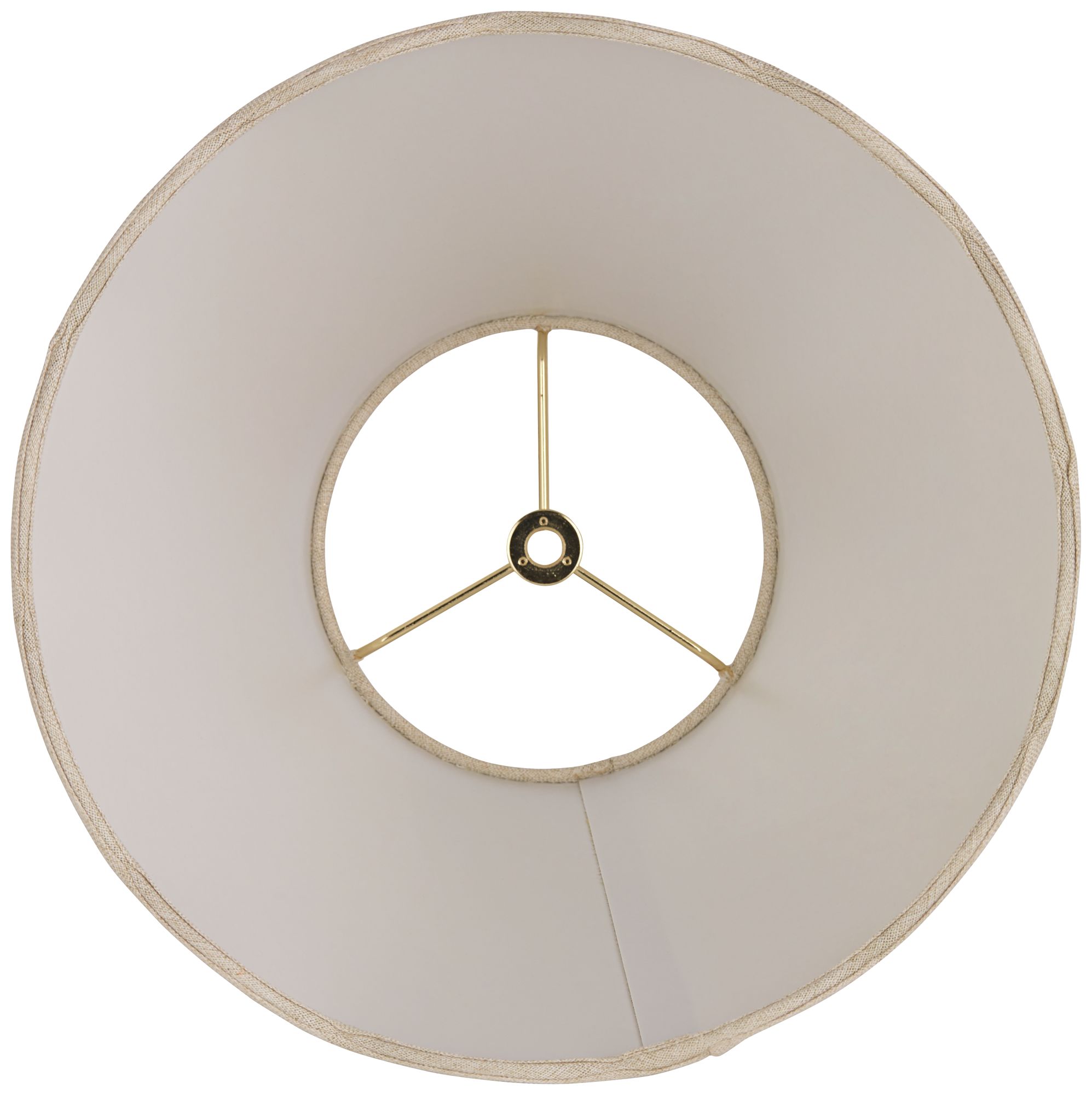 Image 6 Springcrest Mylie Cream Scallop Empire Shade 6x12x9.5x9 (Spider) Set of 2 more views