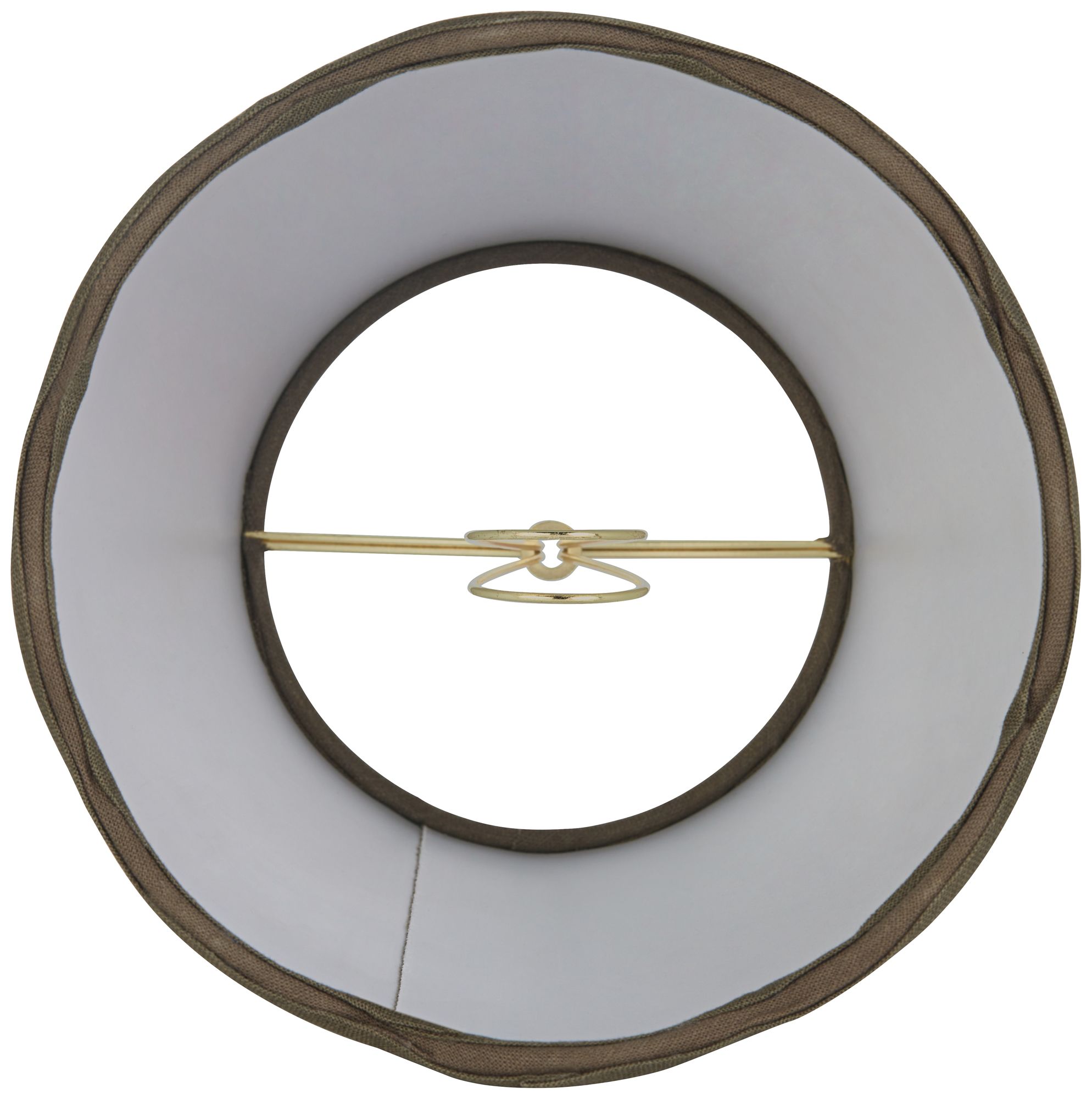 Image 7 Springcrest Mylie Dark Sage Empire Lamp Shade 4x6x5.5 (Clip-On) Set of 6 more views