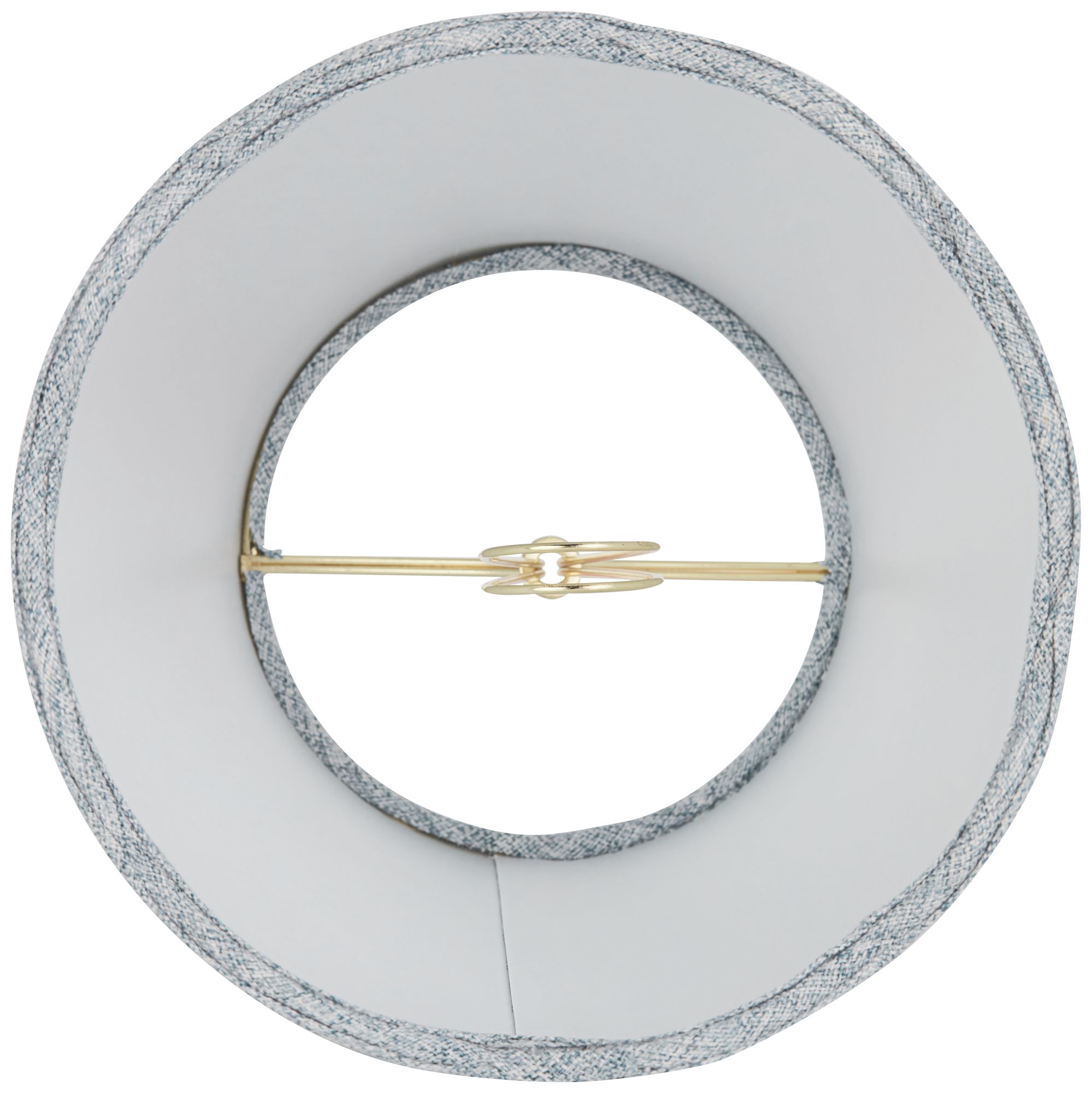 Image 7 Springcrest Mylie Gray Scallop Empire Lamp Shade 4x6x5.5 (Clip-On) Set of 8 more views