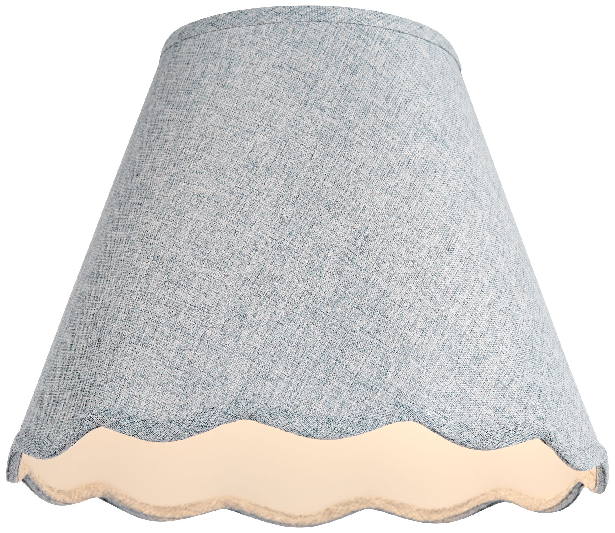 Image 3 Springcrest Mylie Gunsoke Scallop Empire Shade 6x12x9.5x9 (Spider) more views