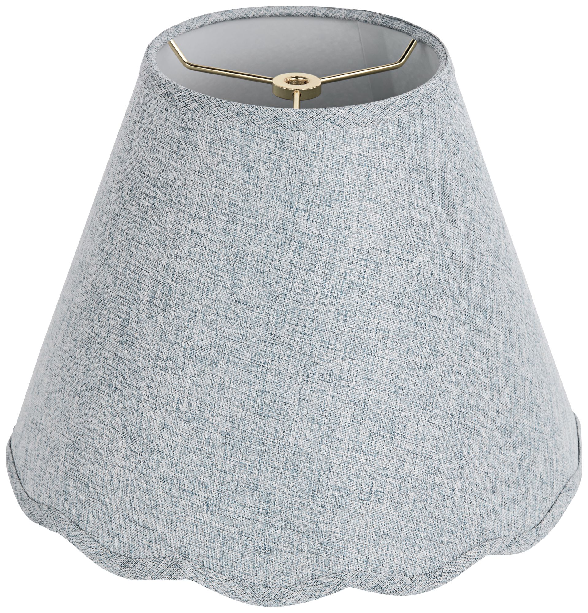 Image 4 Springcrest Mylie Gunsoke Scallop Empire Shade 6x12x9.5x9 (Spider) more views