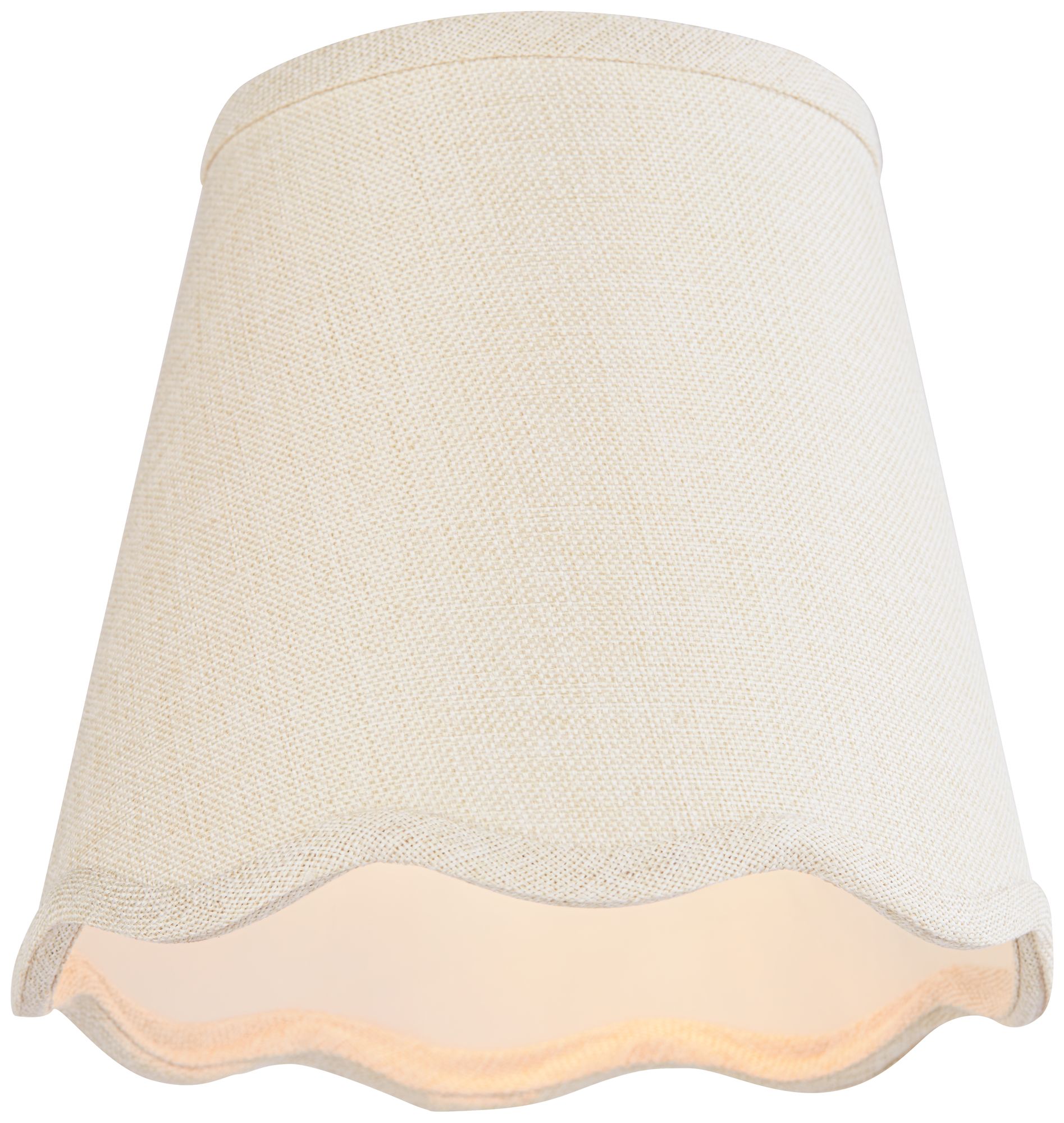 Image 5 Springcrest Mylie Off-White Empire Lamp Shade 4x6x5.5 (Clip-On) Set of 6 more views