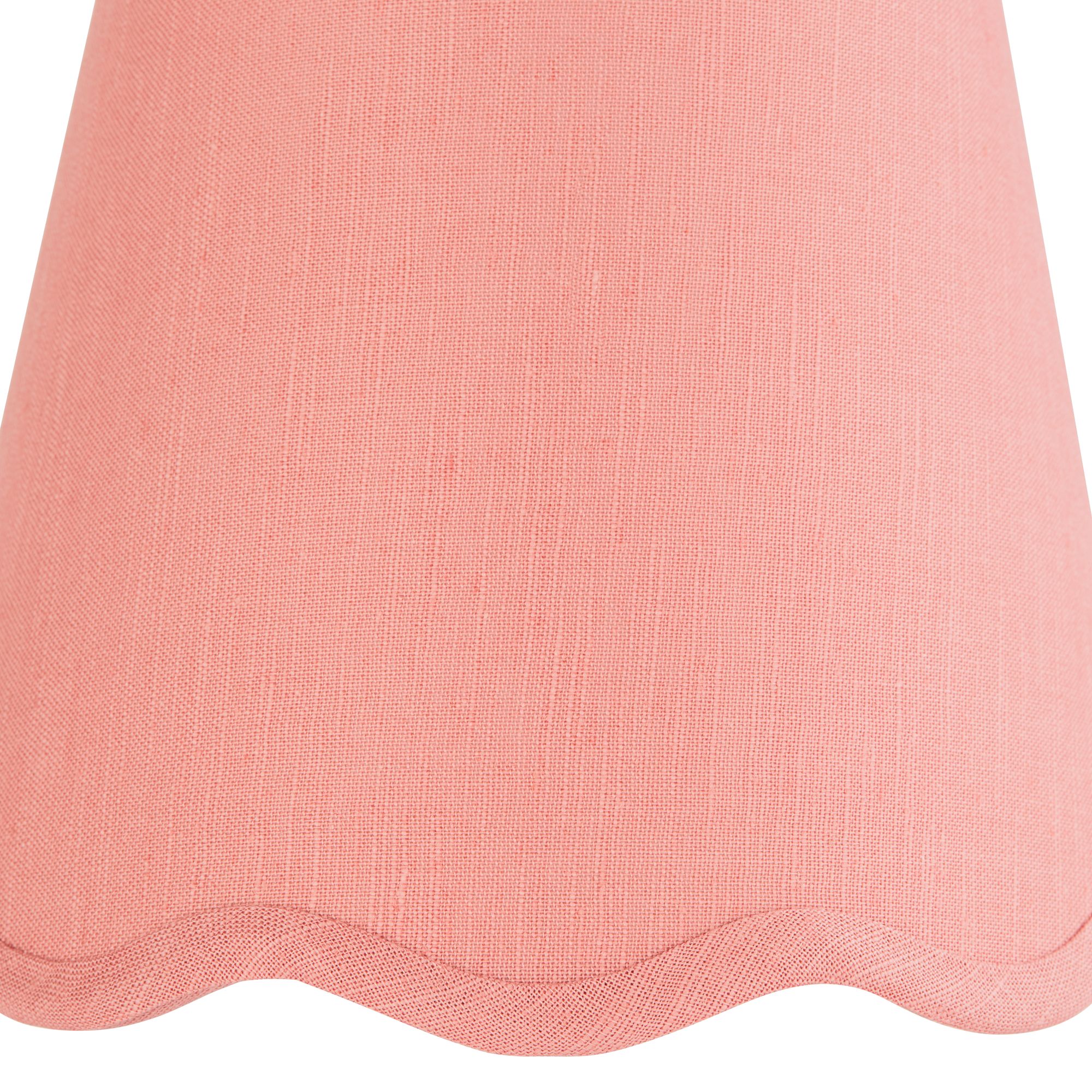 Image 2 Springcrest Mylie Pink Scallop Empire Lamp Shade 4x6x5.5 (Clip-On) Set of 8 more views