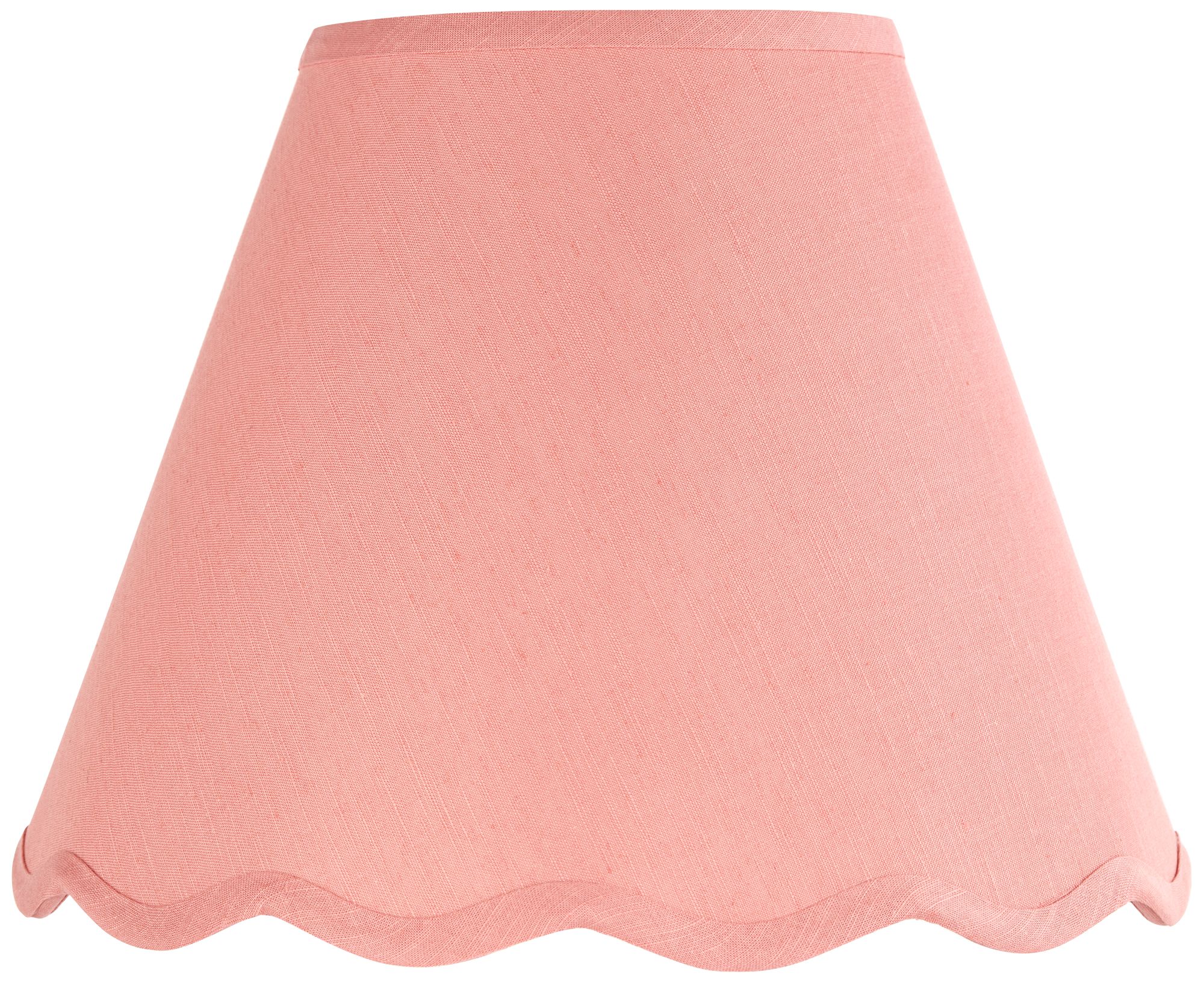 Image 3 Springcrest Mylie Rose Pink Scallop Empire Shade 6x12x9.5x9 (Spider) 2 Set more views