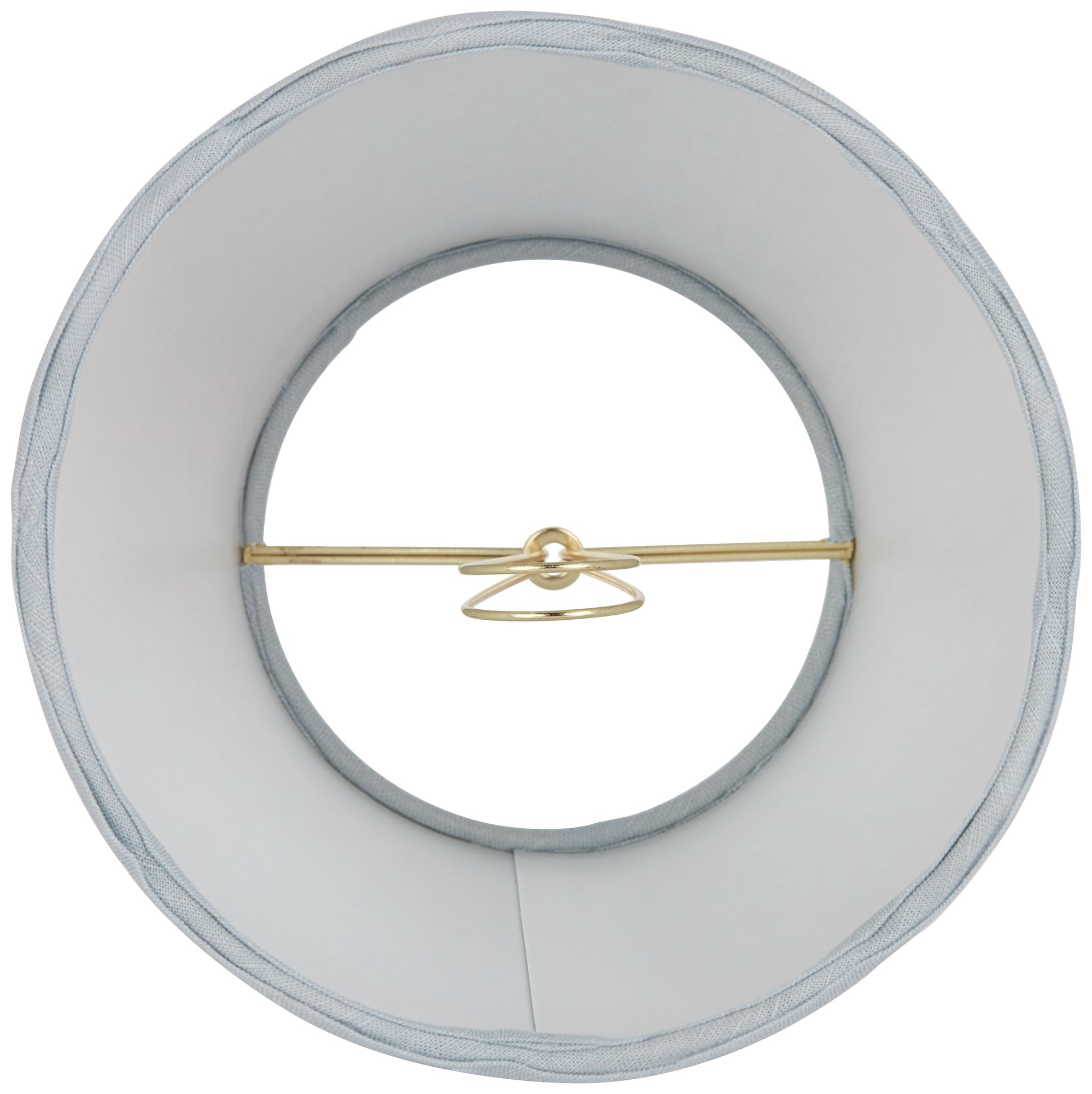 Image 7 Springcrest Mylie Soft Blue Empire Lamp Shade 4x6x5.5 (Clip-On) Set of 2 more views