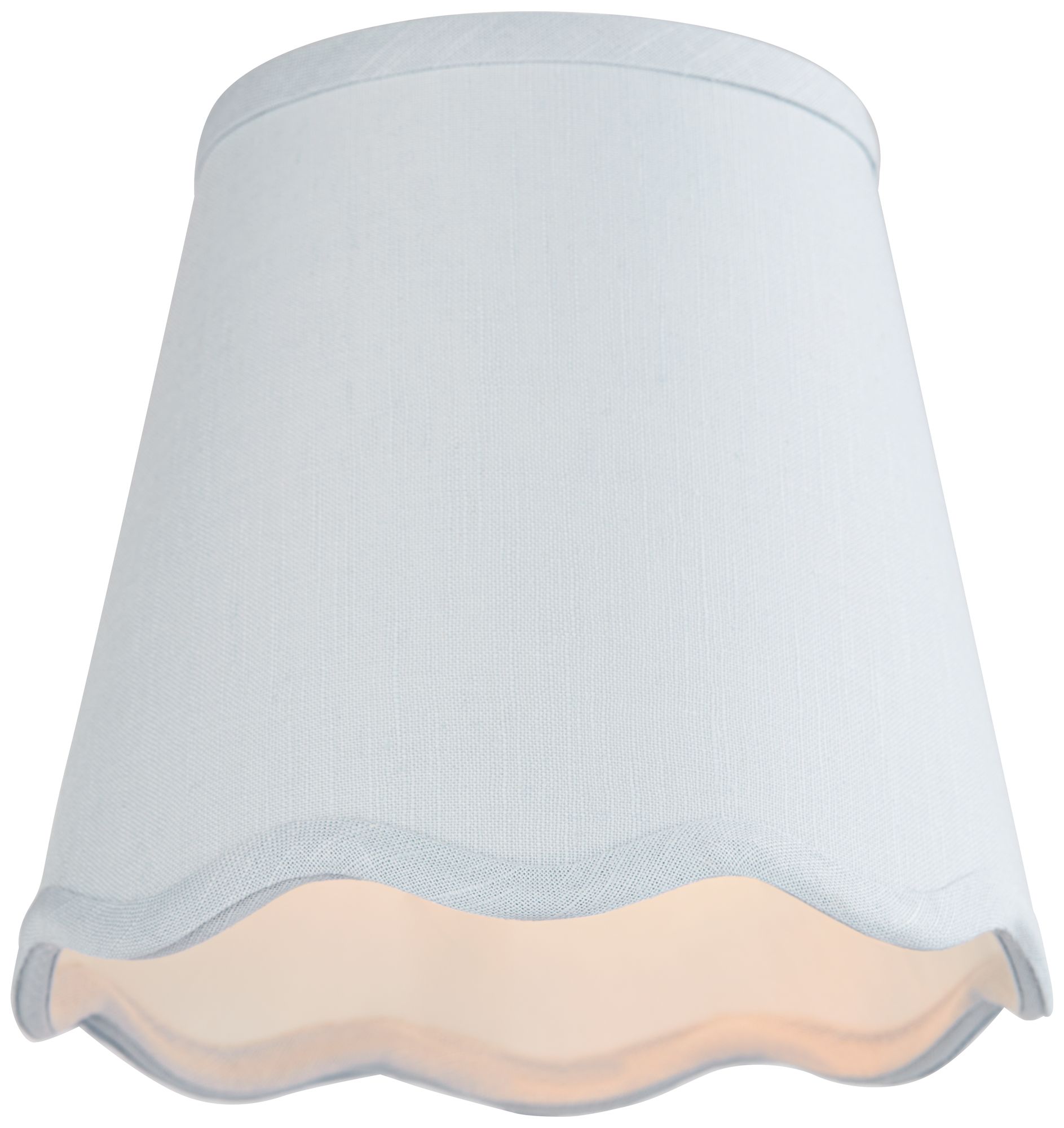 Image 5 Springcrest Mylie Soft Blue Empire Lamp Shade 4x6x5.5 (Clip-On) Set of 8 more views