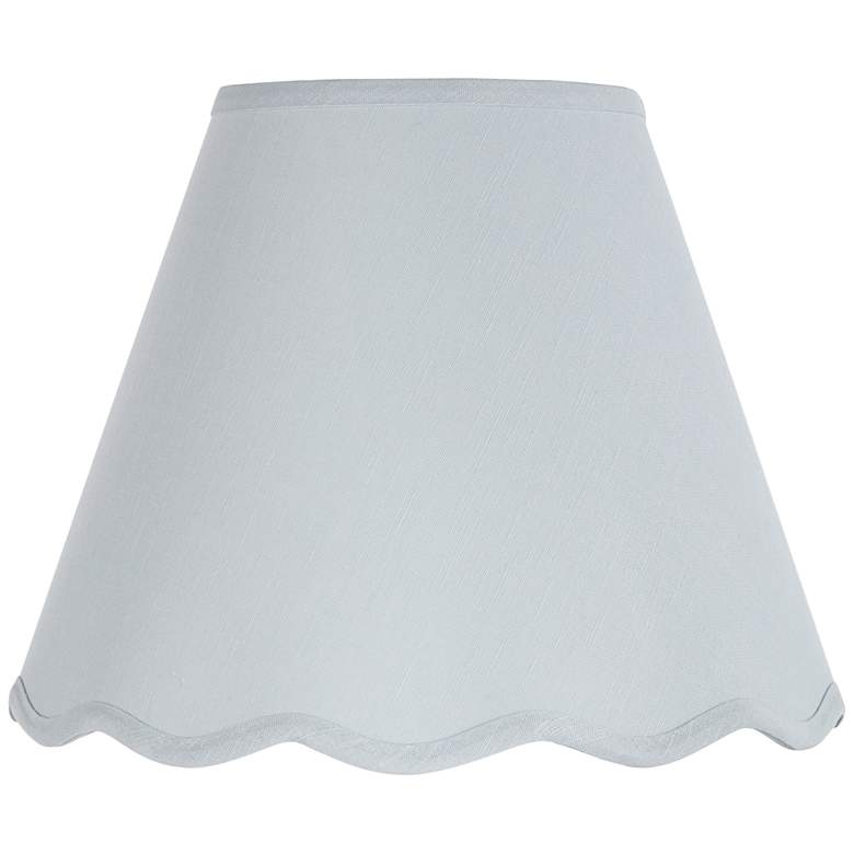 Bluescope Shade Springcrest Mylie Soft Blue Scallop Empire Shade 6x12x9.5x9 (Spider ...