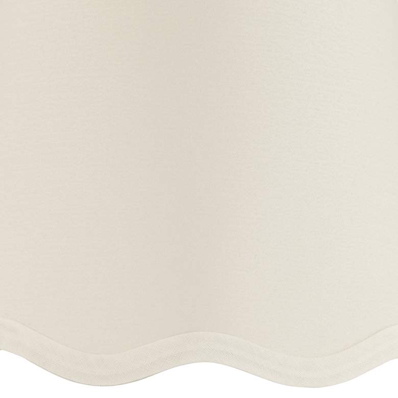 Image 2 Springcrest Mylie White Scallop Empire Lamp Shade 4x6x5.5 (Clip-On) more views