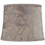 1_Springcrest Nagano Gray Drum Shade 12 1/4 x 14 1/4 x 11" (Spider)