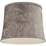 3_Springcrest Nagano Gray Drum Shade 12 1/4 x 14 1/4 x 11" (Spider) more views